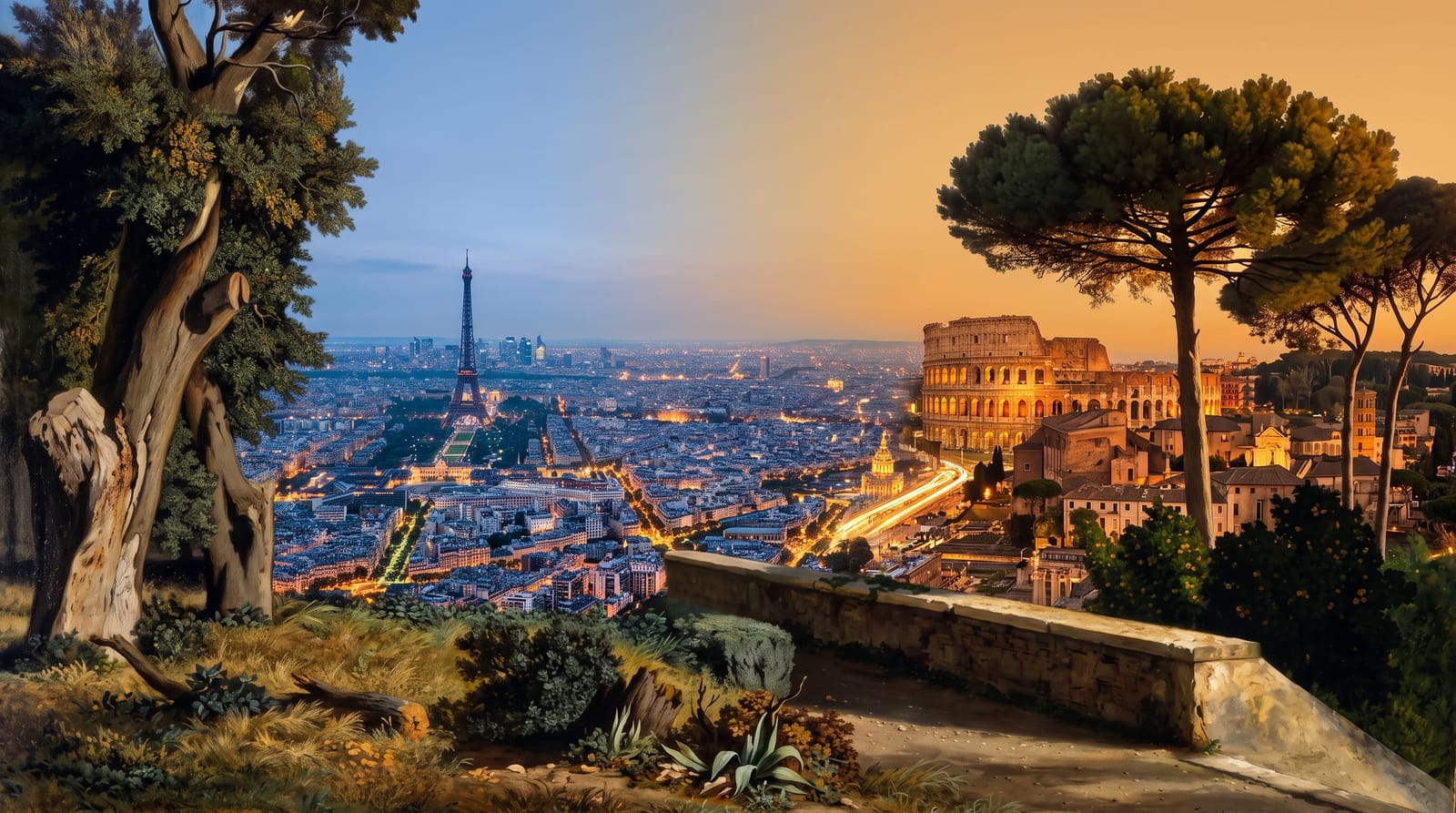 Rome or Paris First?