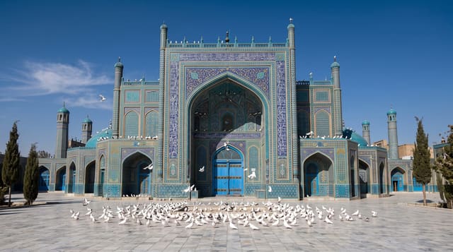 The Blue Mosque of Mazar-i-Sharif
