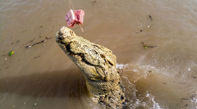 Adelaide River Jumping Crocodiles