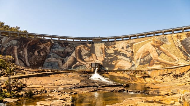 Wellington Dam Mural