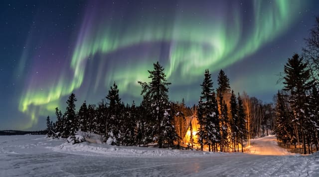 Yellowknife and the Aurora