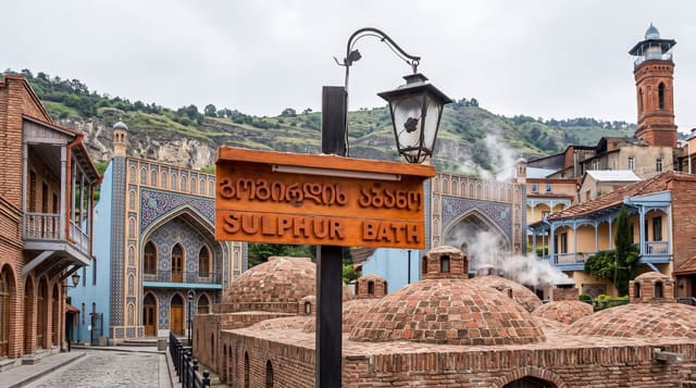 The Abanotubani Sulphur Baths