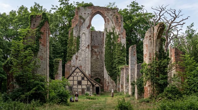Greifswald and Eldena Ruins