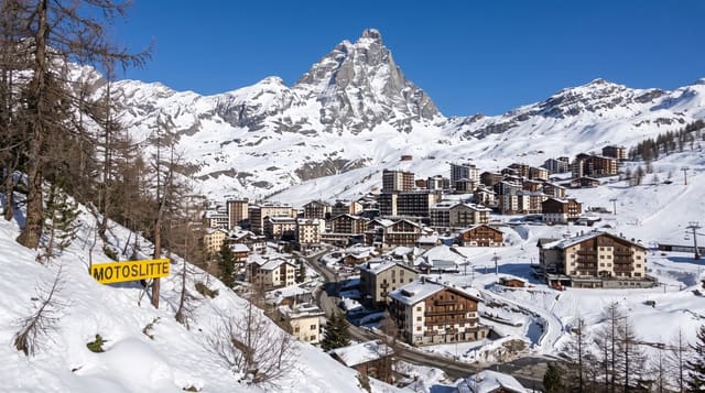 Breuil-Cervinia and the Matterhorn