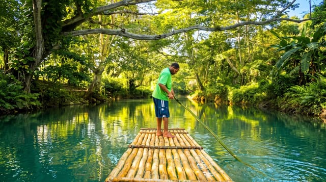 Rafting the Martha Brae