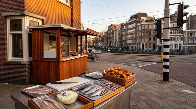 Herring and the Street Fish Cart