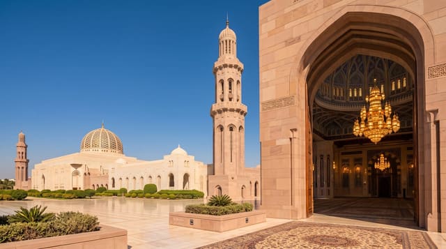 The Sultan Qaboos Grand Mosque