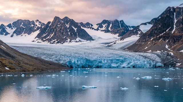 The Fjords and Glaciers of Svalbard