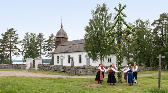 Midsummer in Dalarna