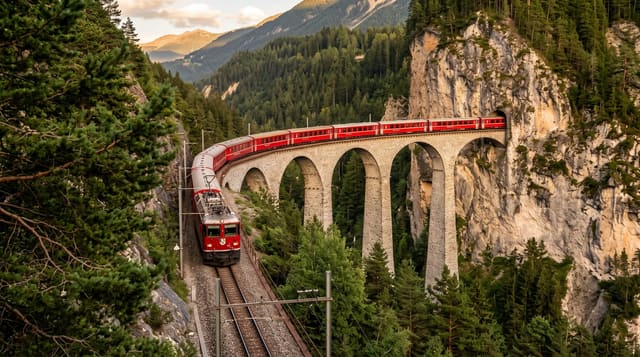 The Landwasser Viaduct