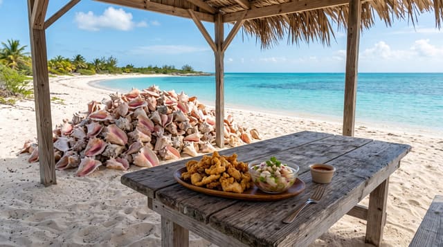 Conch in the Turks and Caicos