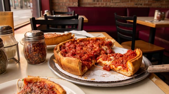 Chicago Deep-Dish Pizza