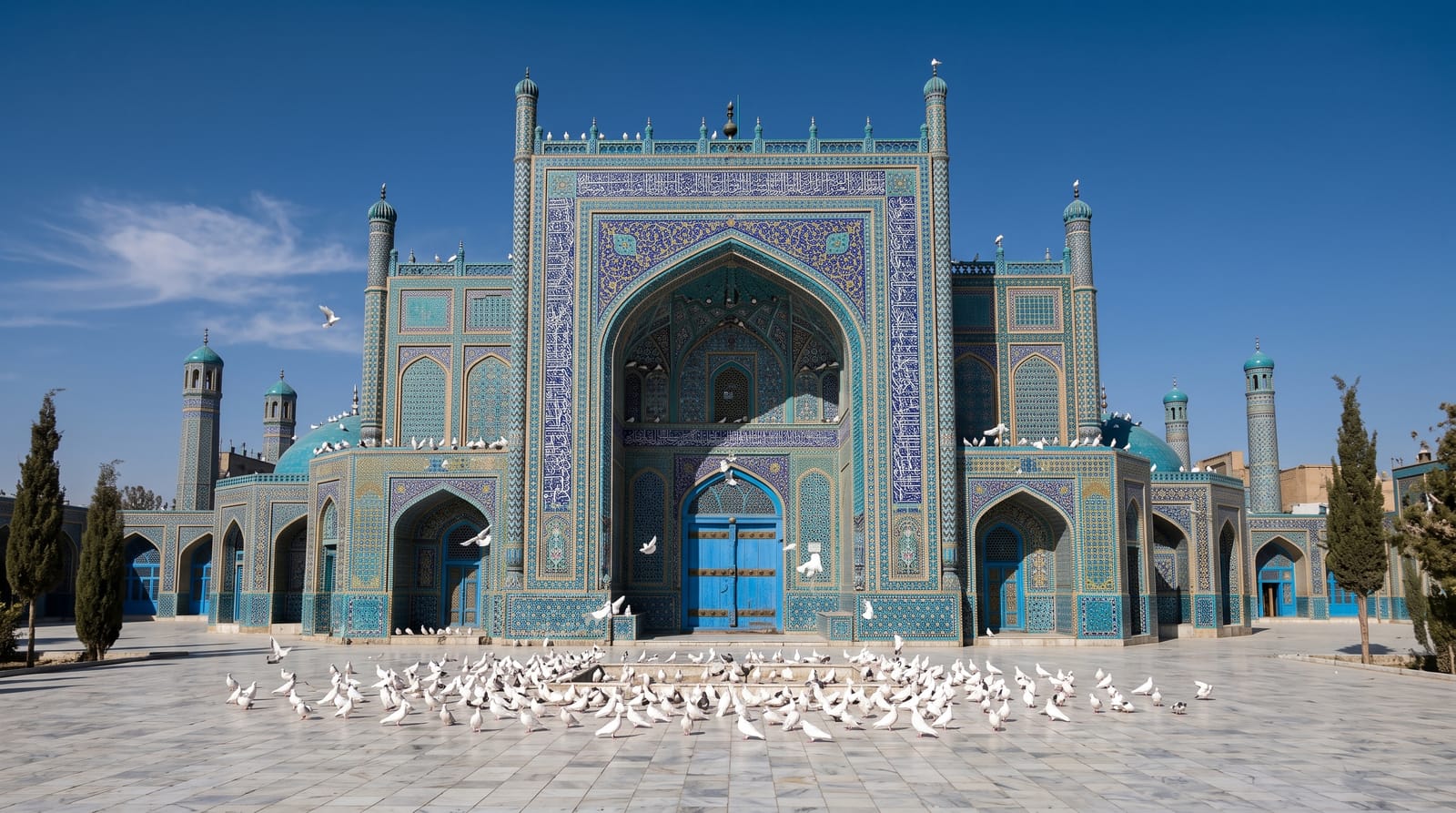 The Blue Mosque of Mazar-i-Sharif