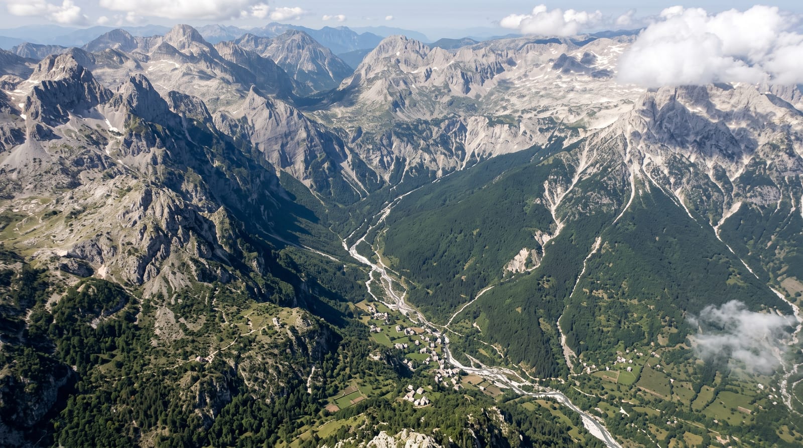 The Albanian Alps and Theth
