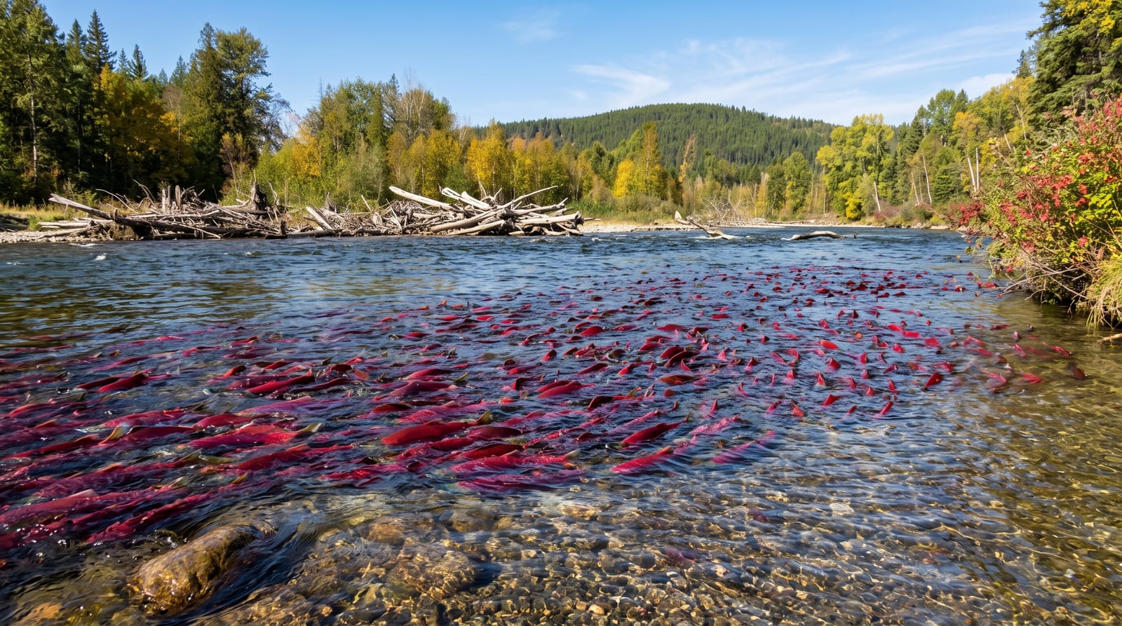 Adams River Salmon Run