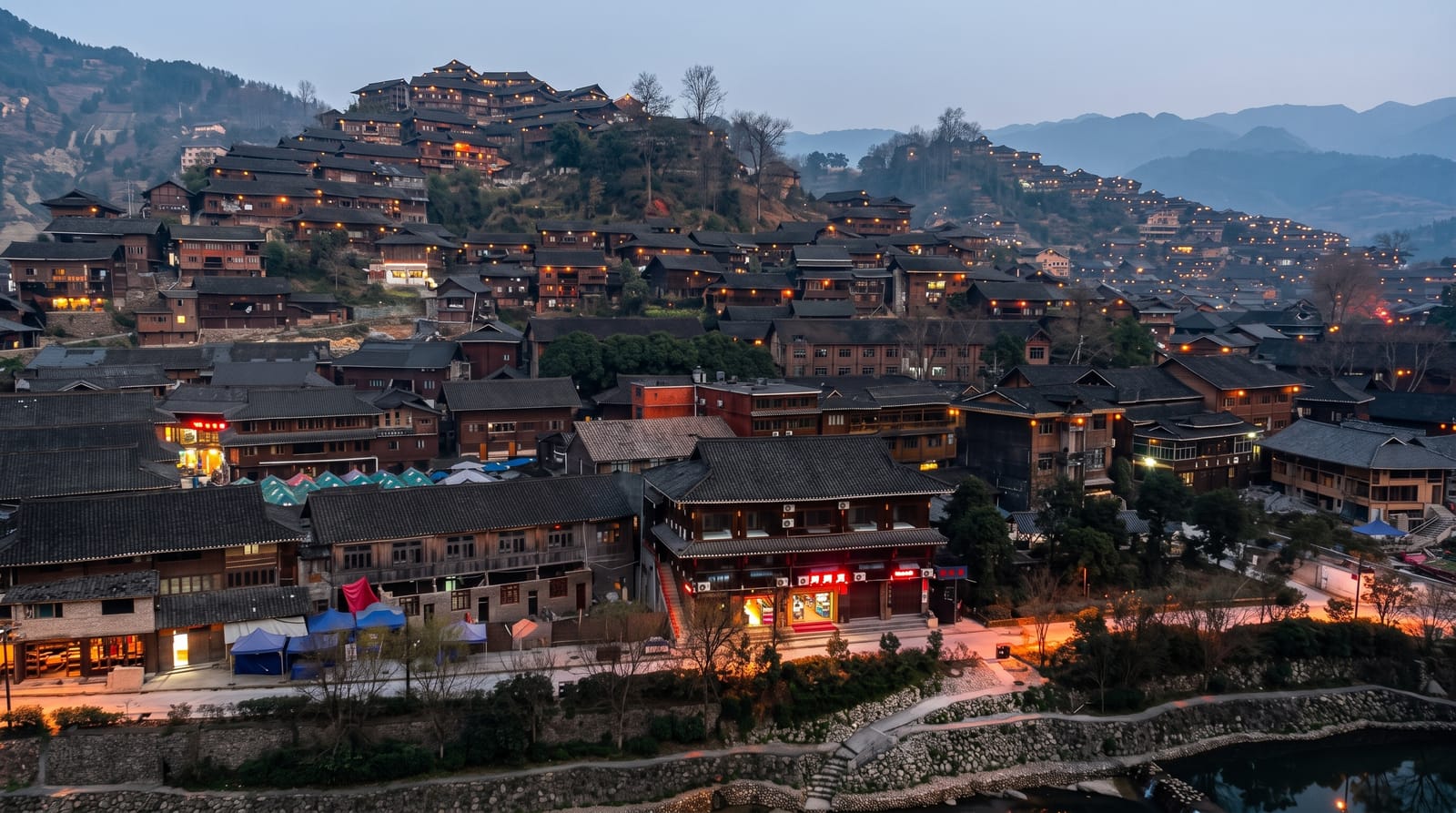 Xijiang Qianhu Miao Village