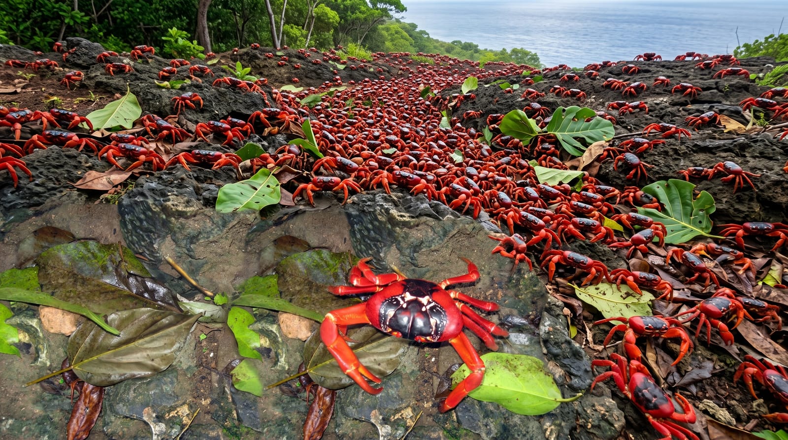 The Red Crab Migration