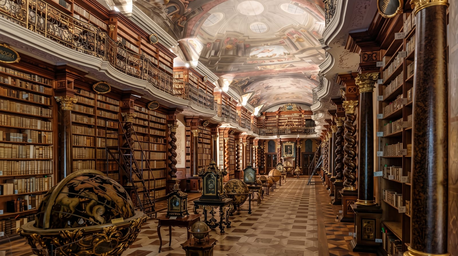 The Clementinum Baroque Library