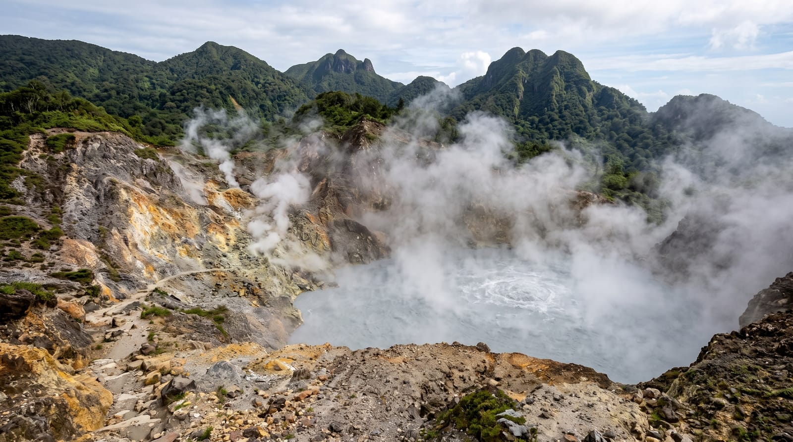 Morne Trois Pitons and the Boiling Lake