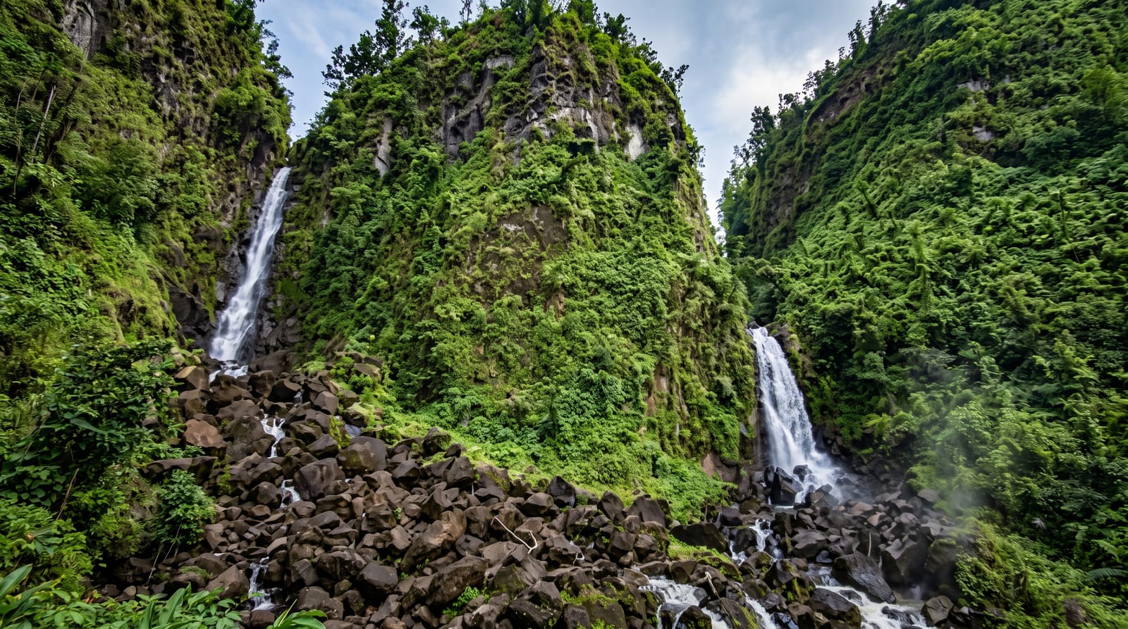 Trafalgar Falls and the Hot Springs