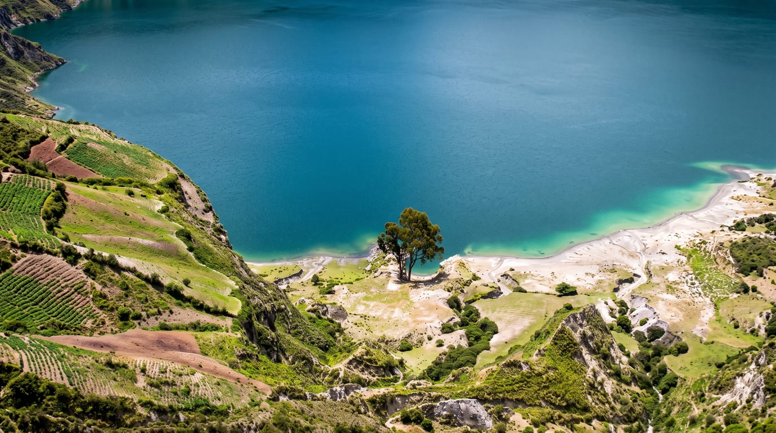 The Quilotoa Lagoon