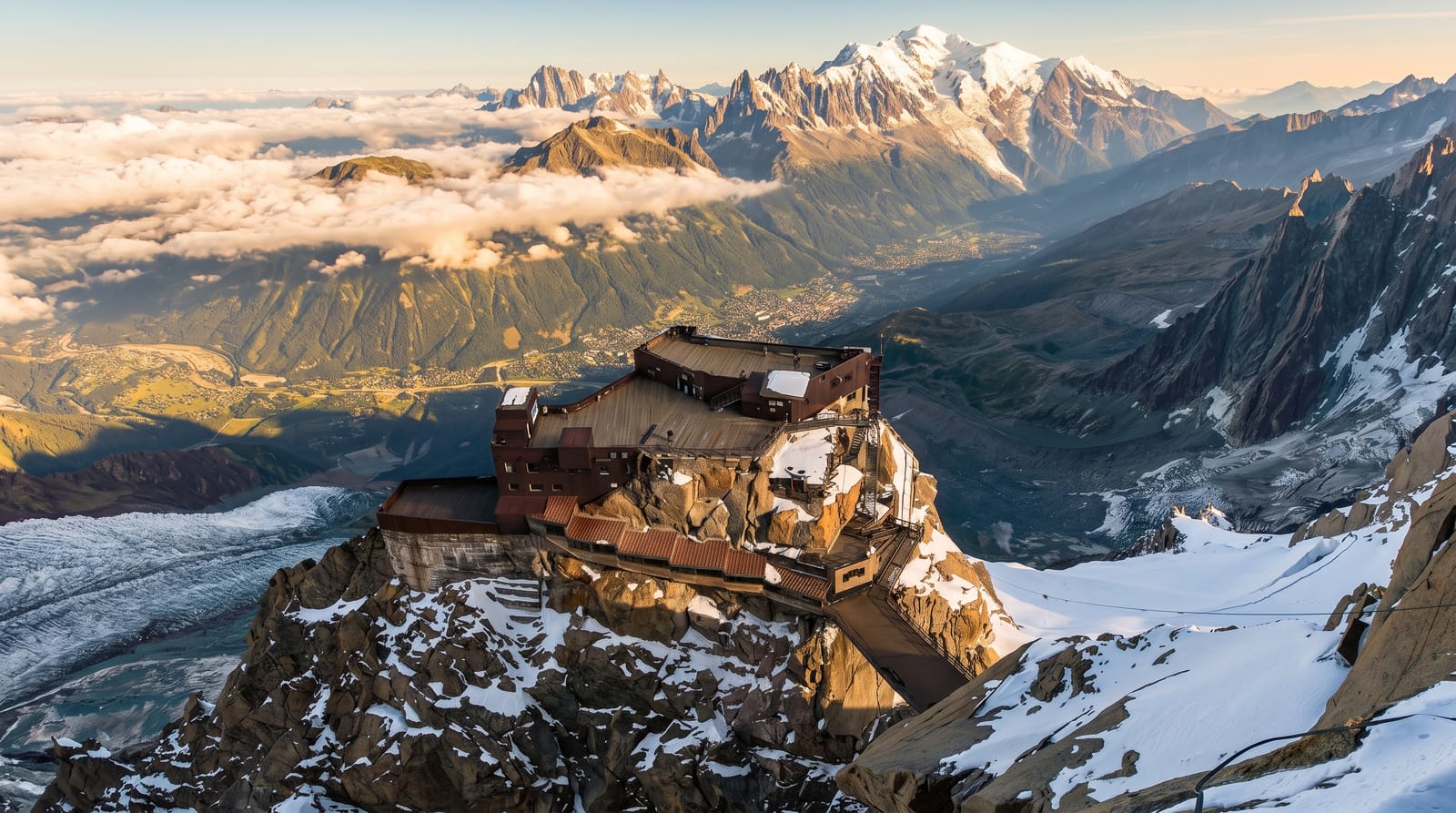 Mont Blanc and Chamonix