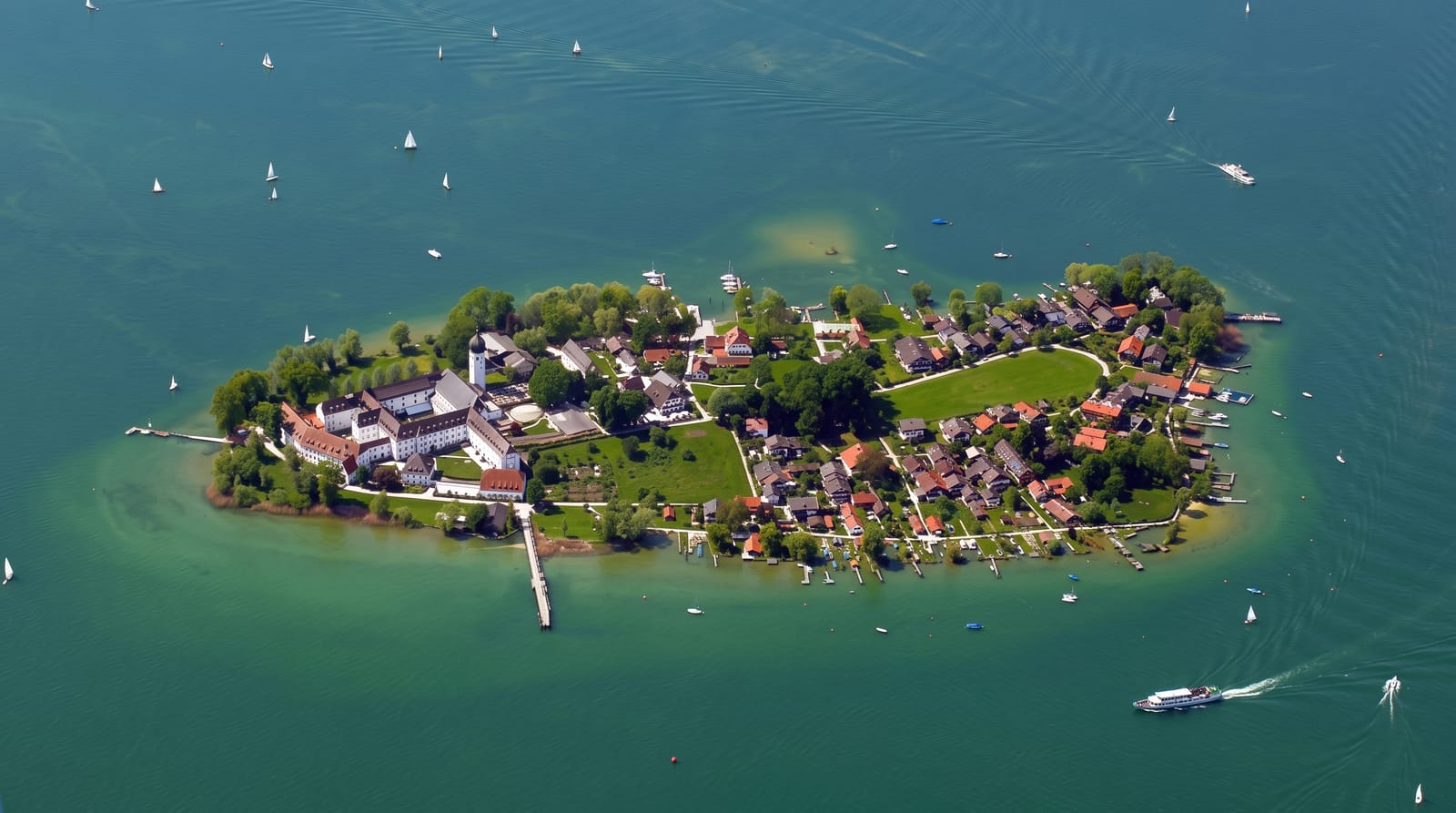 Chiemsee and Fraueninsel