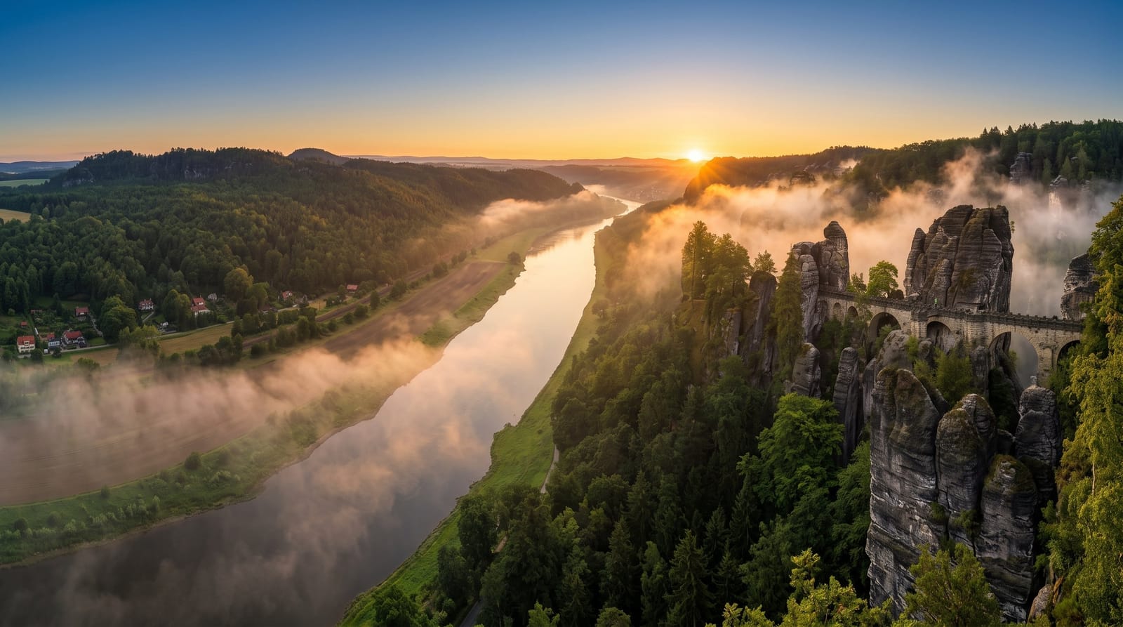 Saxon Switzerland and the Bastei