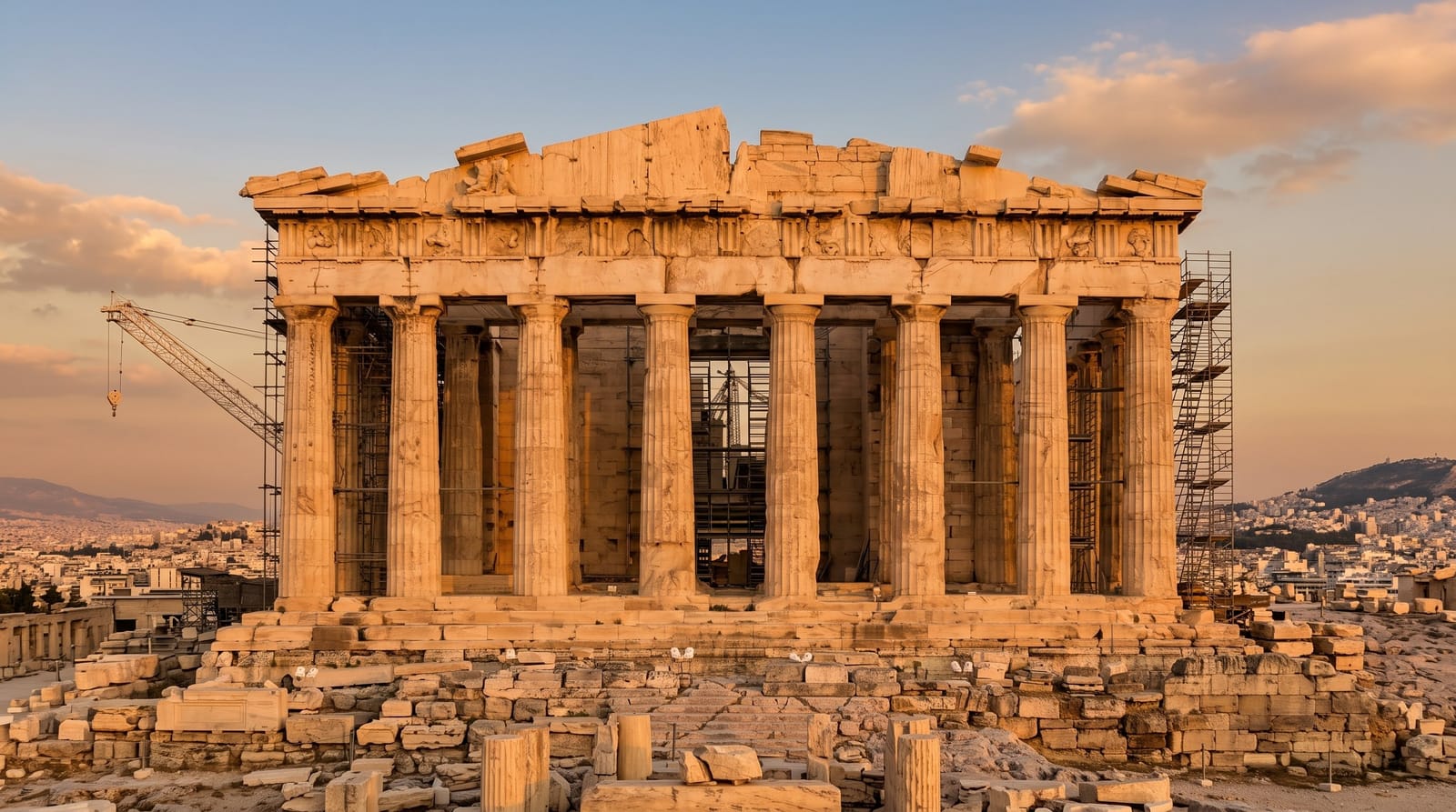 The Acropolis and Parthenon