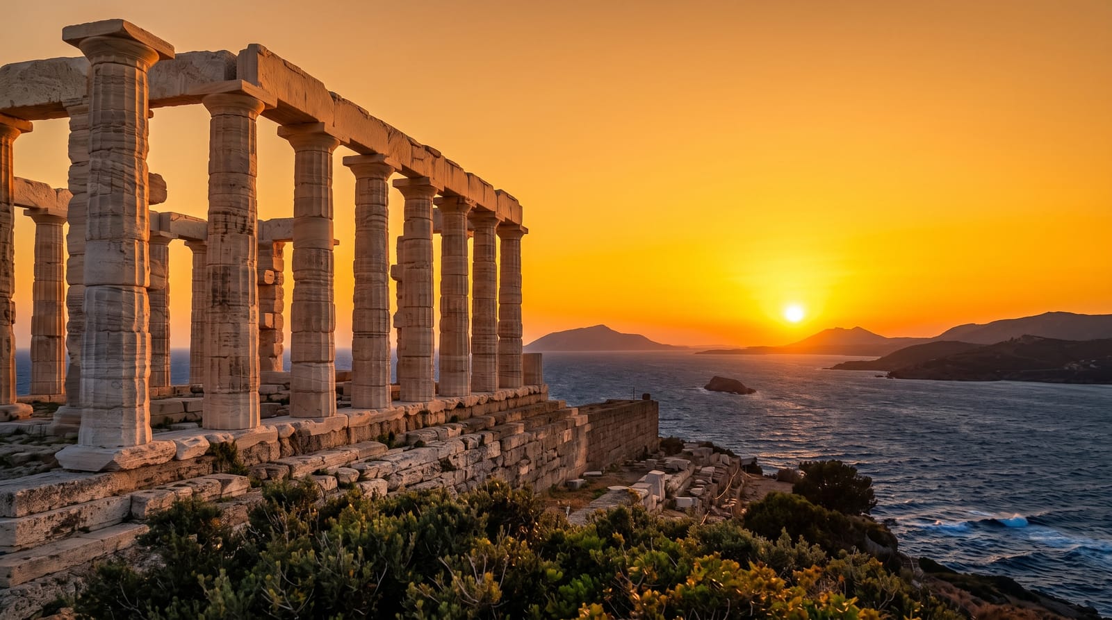 Cape Sounion - Temple of Poseidon