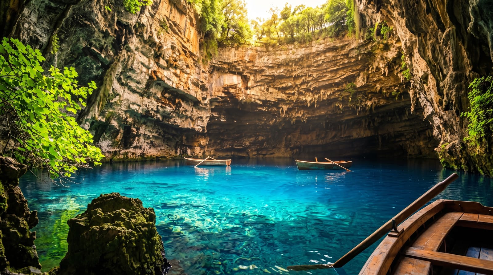 Melissani Cave