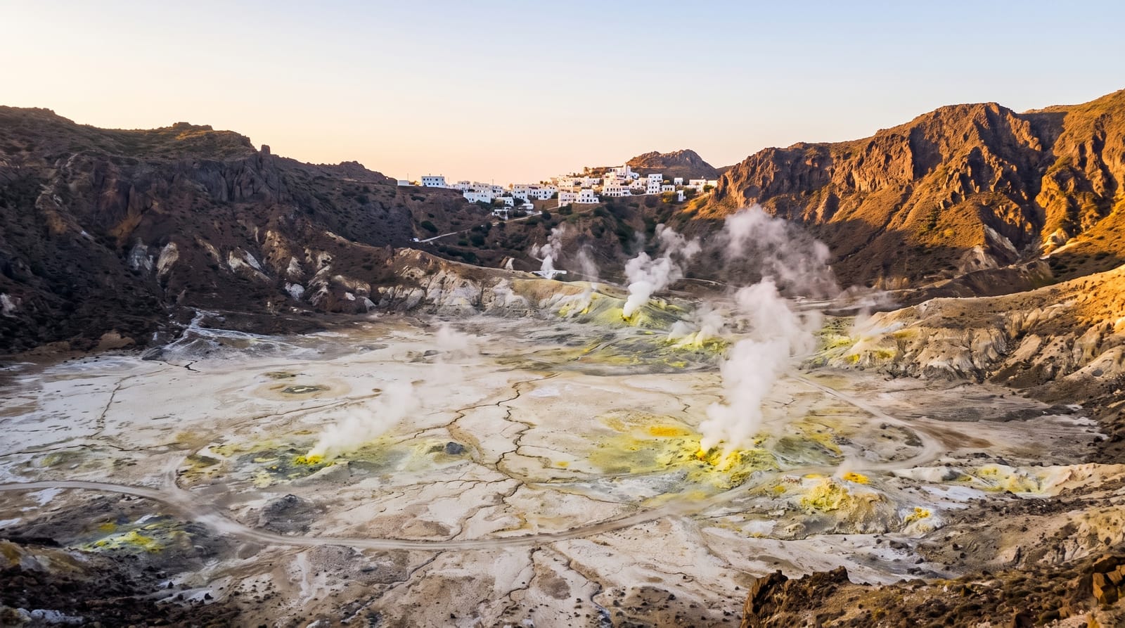 Nisyros Volcano Caldera