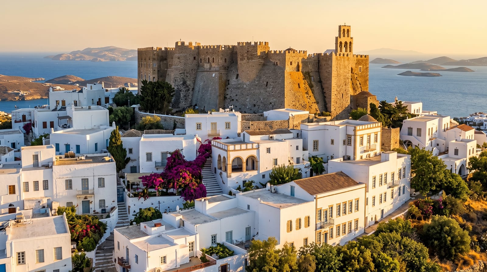 Patmos - Chora and the Monastery of Saint John