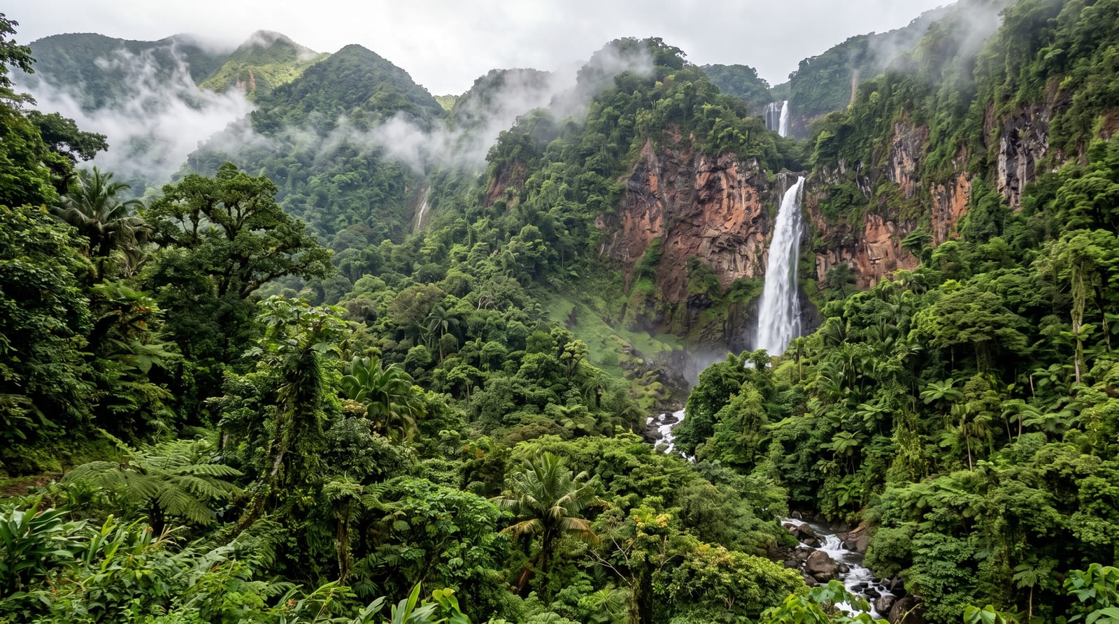The Carbet Falls and Rainforest
