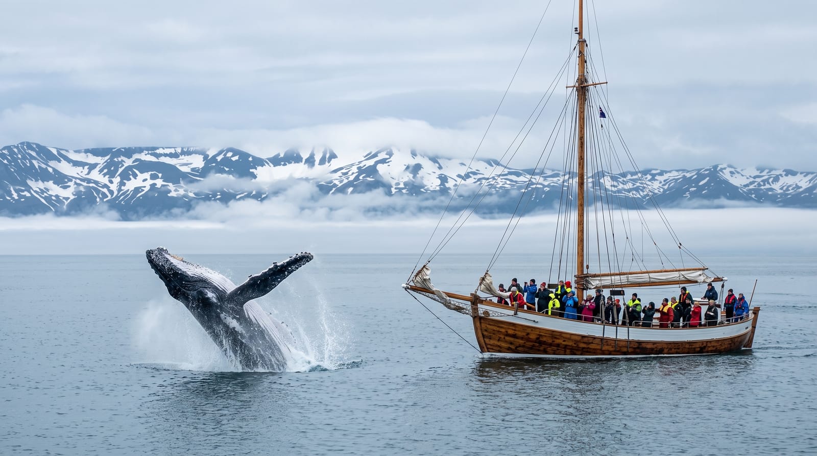 Whale Watching in Husavik