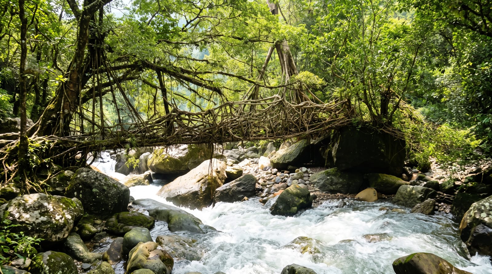 Living Root Bridges of Meghalaya