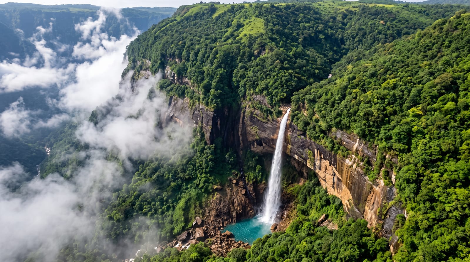 Nohkalikai Falls