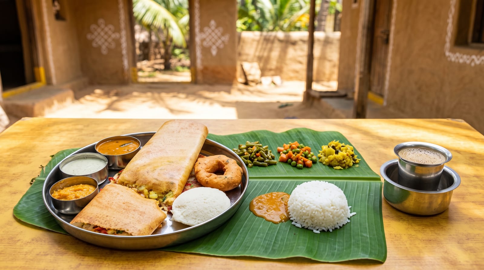 South Indian Meals and Tiffin