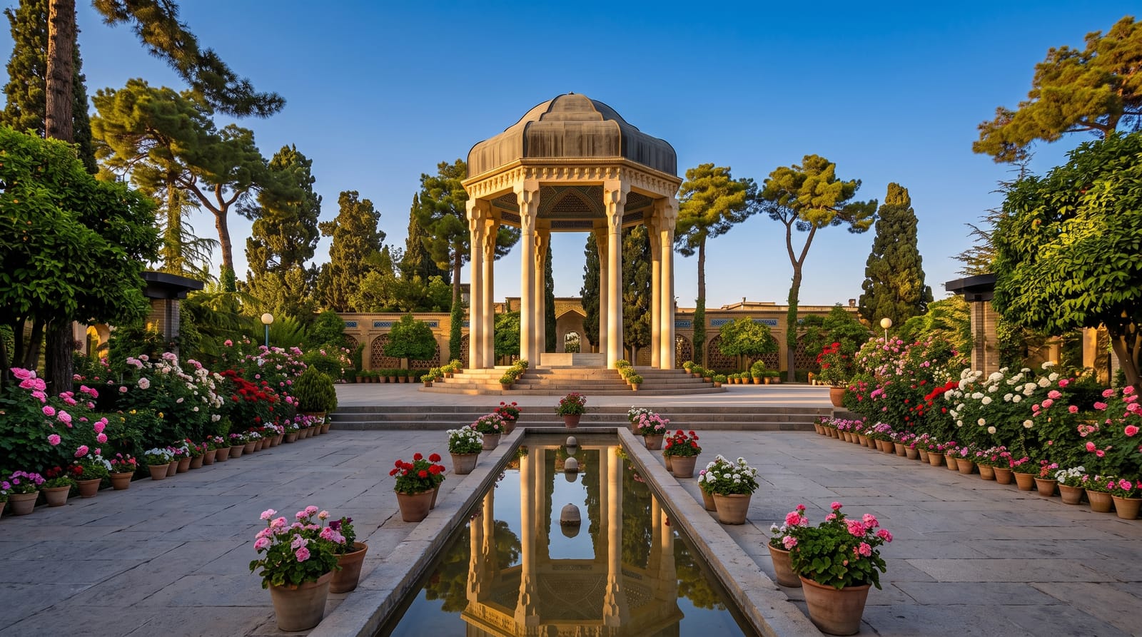 Shiraz Gardens and Hafez Tomb