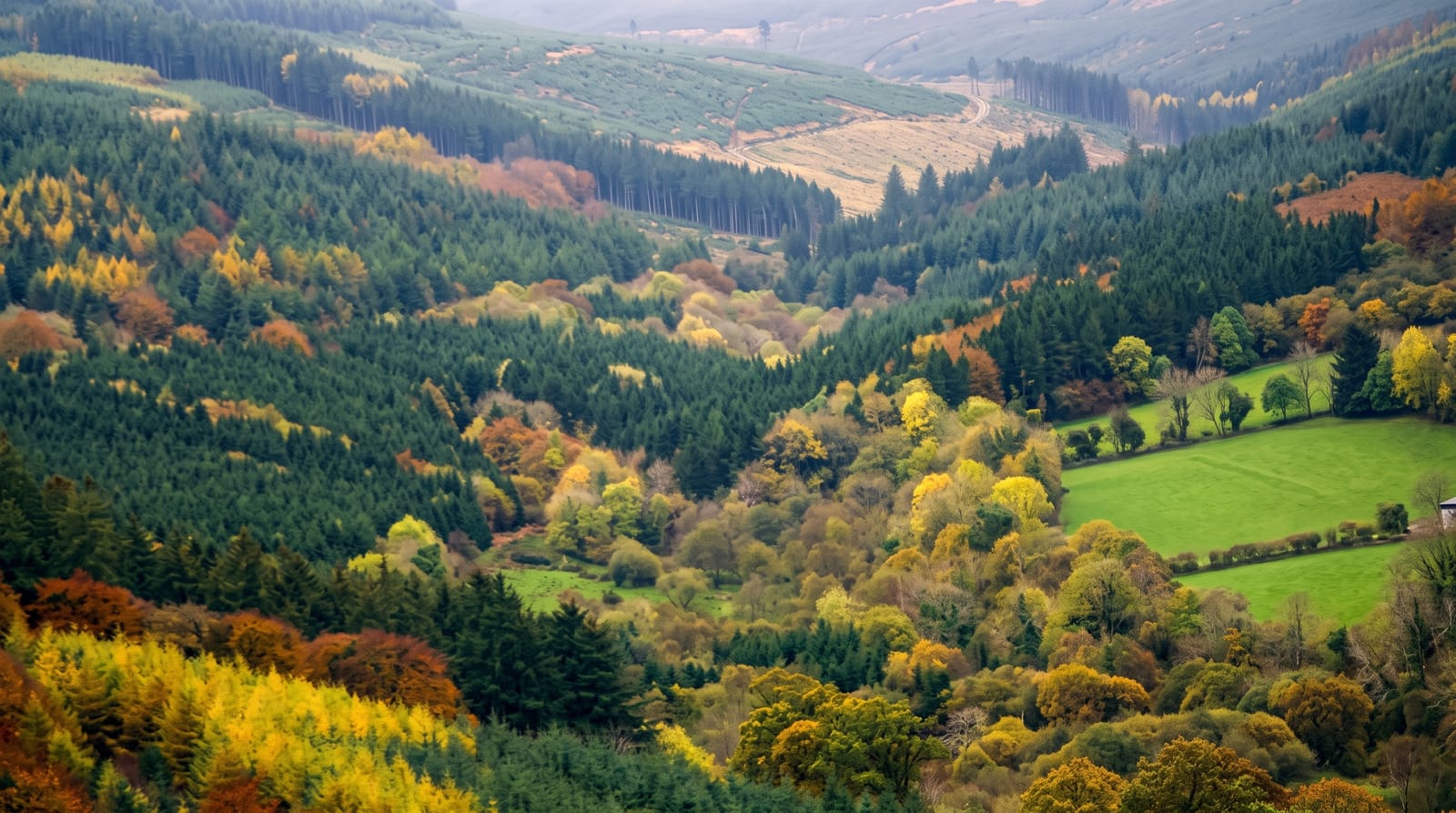 The Slieve Bloom Mountains
