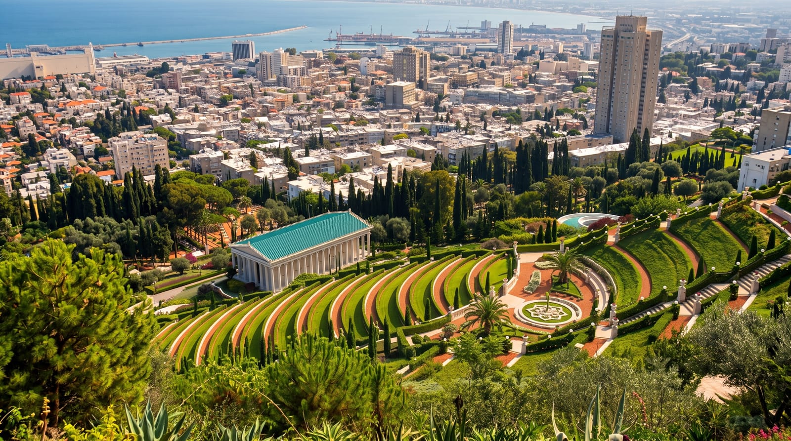 The Bahai Gardens, Haifa