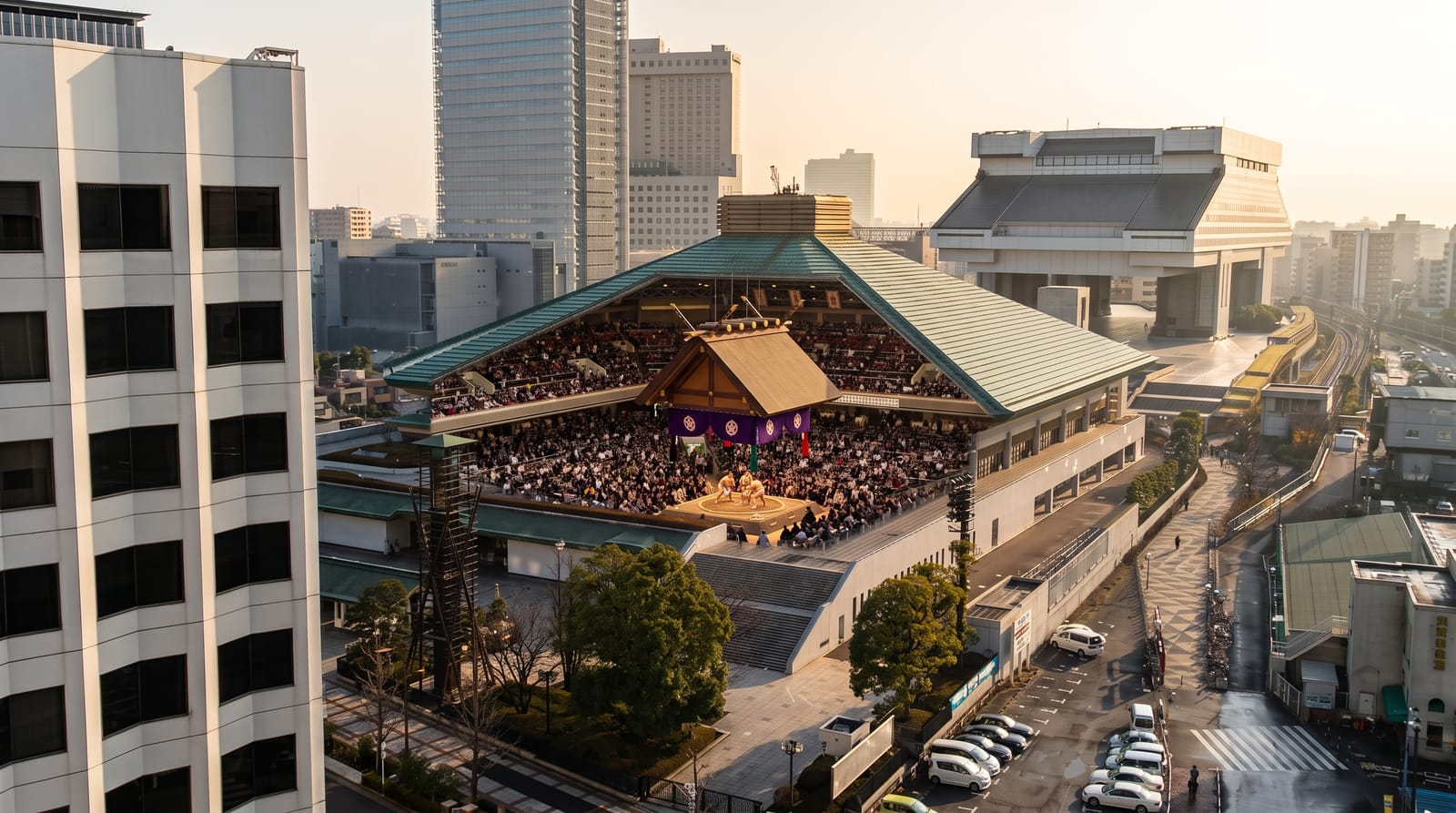 Sumo in Ryogoku