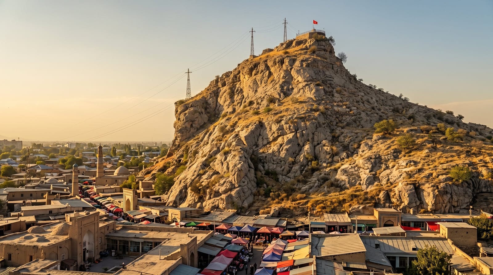Sulaiman-Too and Osh, Kyrgyzstan