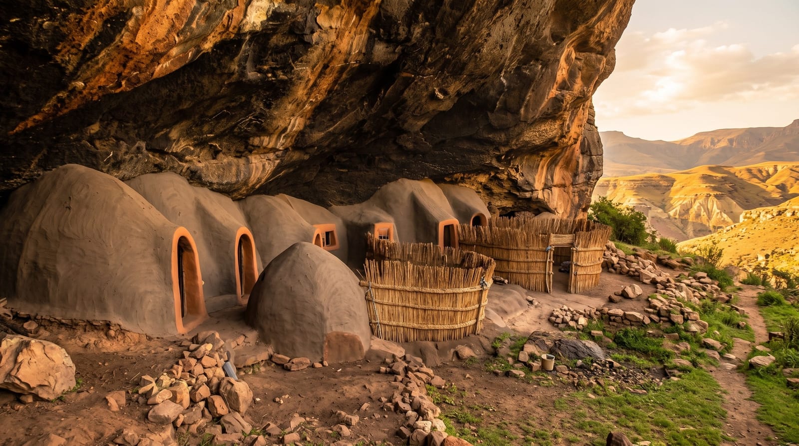 Kome Cave Dwellings, Lesotho