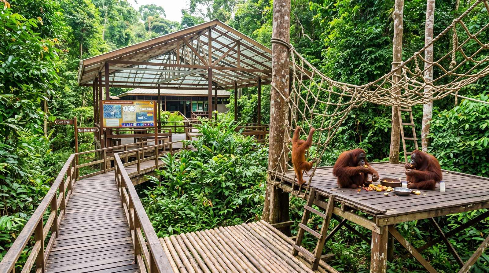 The Orangutans of Sepilok