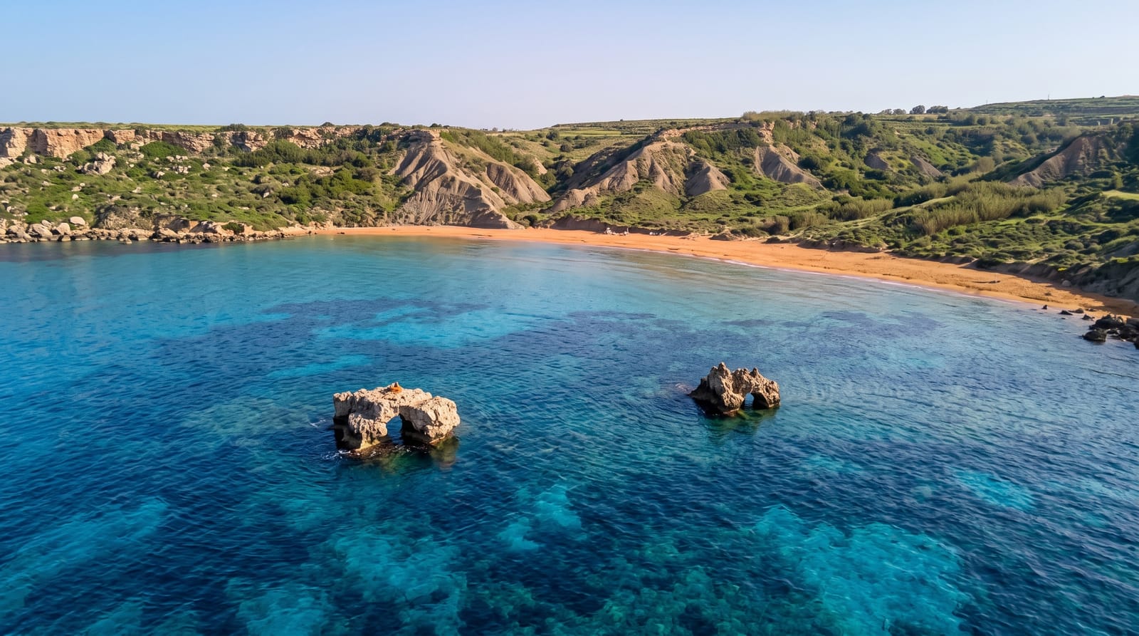 Golden Bay and Għajn Tuffieħa