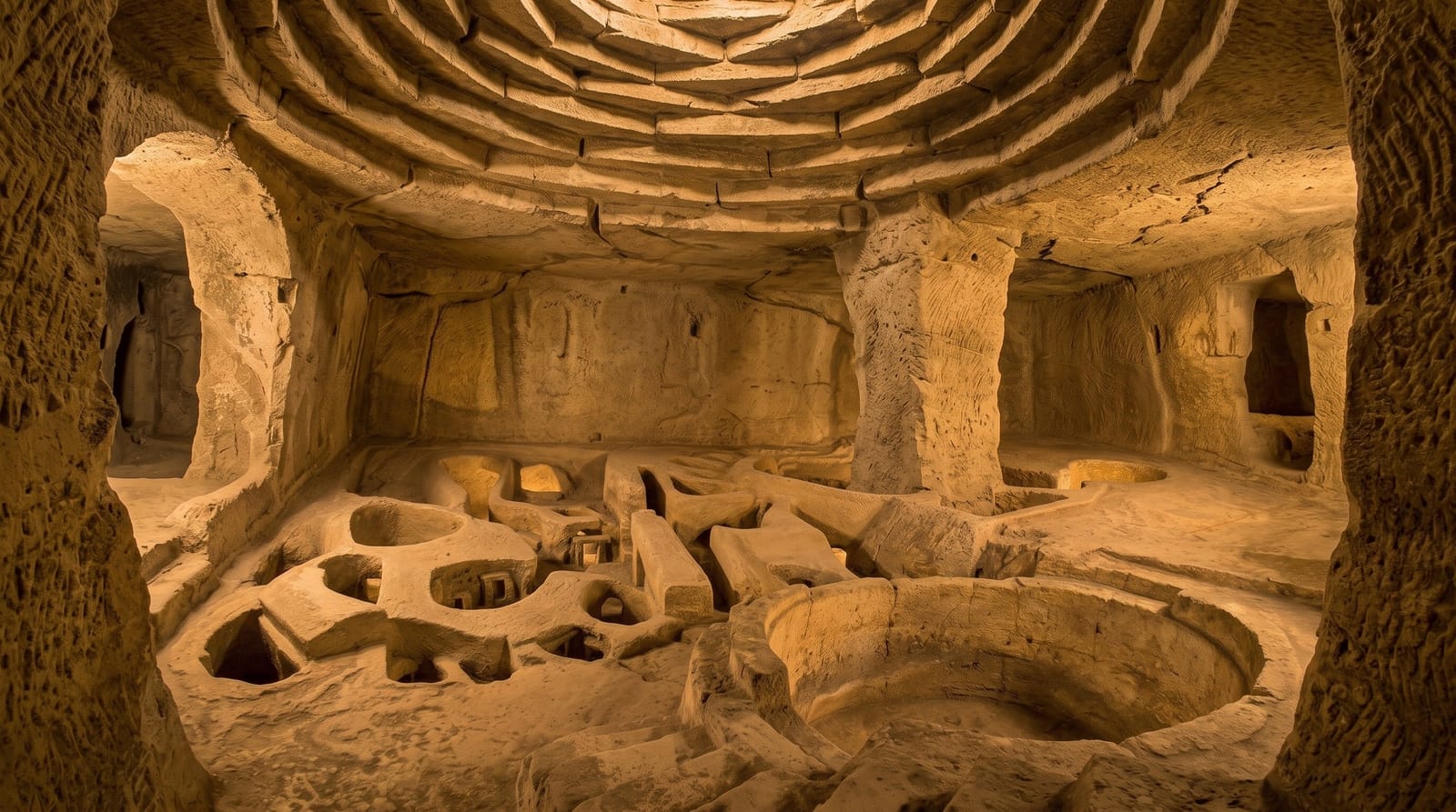 The Ħal Saflieni Hypogeum, Malta