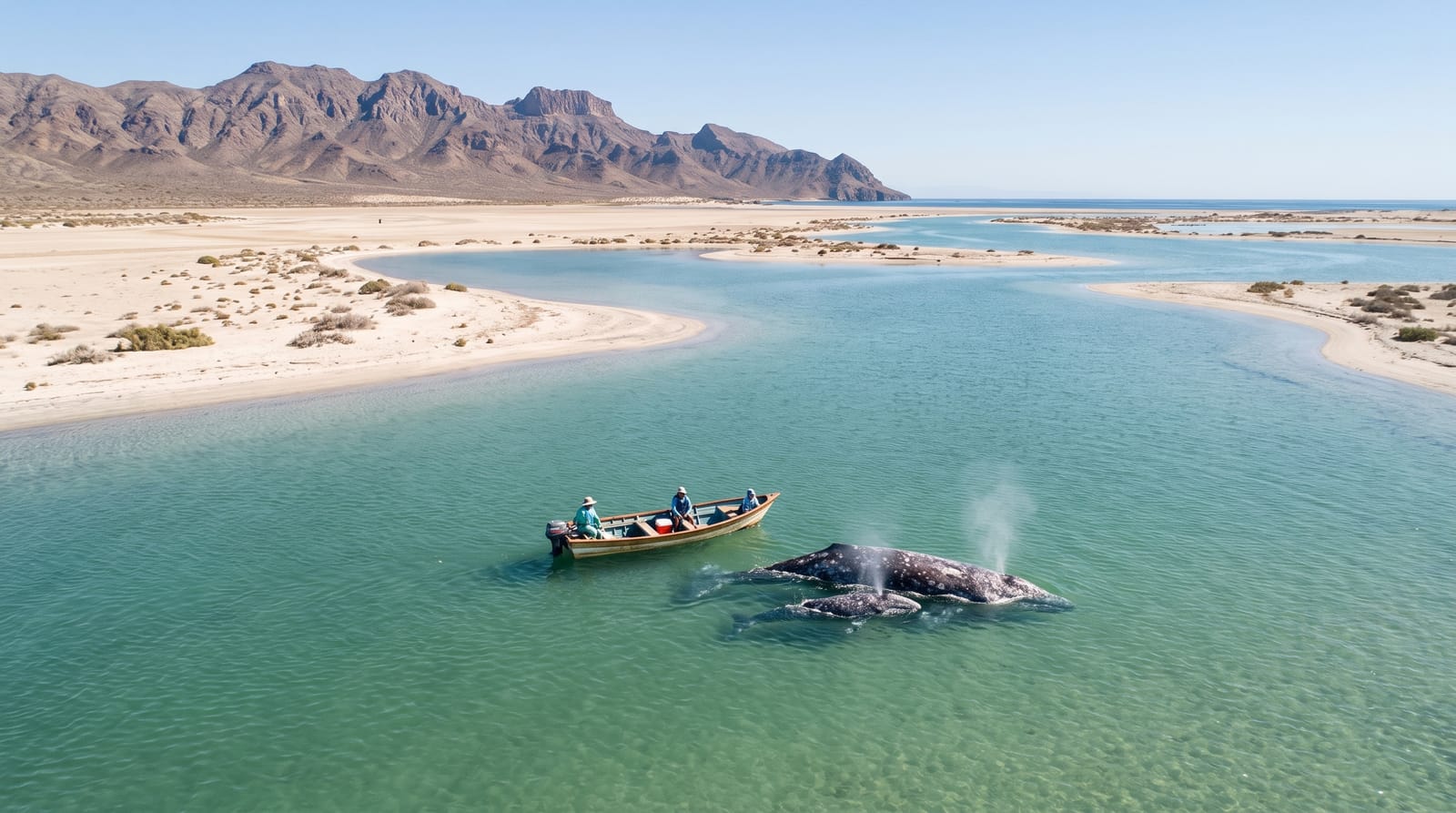 The El Vizcaíno Whale Lagoons