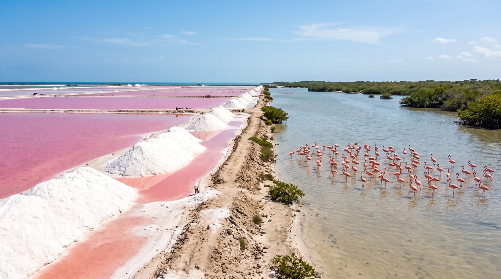 Río Lagartos and Las Coloradas