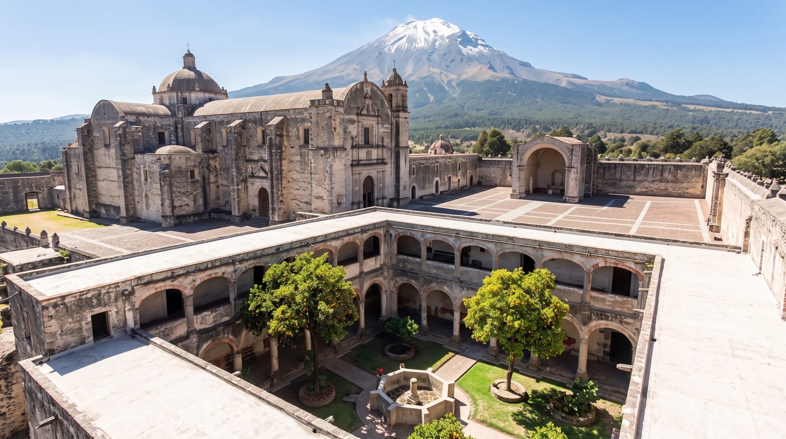 The Monasteries of Popocatépetl